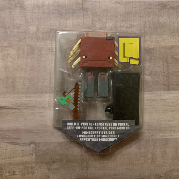 Minecraft Craft-A-Block Strider Figure Open Box - Picture 1 of 3